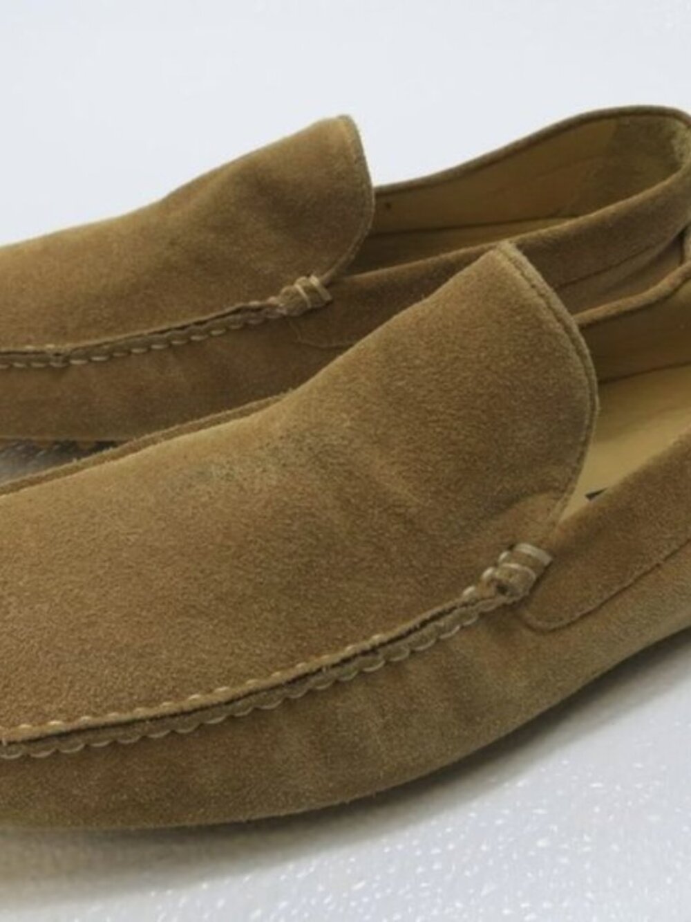 Schettino Capri Suede Leather Driver Moccasin Casual comfort Footwear Shoes Sz 9